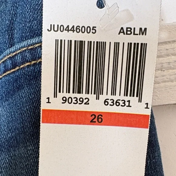 7 For All Mankind Blue High-Rise Skinny Jeans - Picture 4 of 8